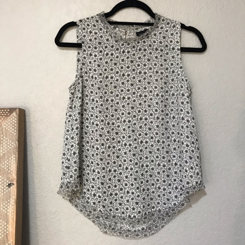 Floral High Neck Blouse